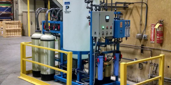 Type 1 2 gpm central RO-DI system at an industrial company
